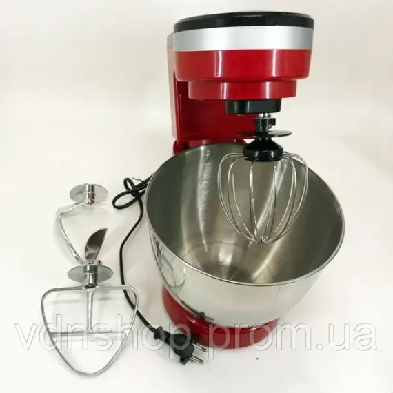 Миксер Domotec MS-1368 / скоростей 6 / чаша 4л / 1500W | Зображення 6