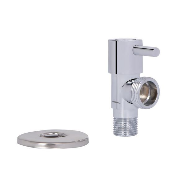 Кран кутовий Thermo Alliance Standart (ручка паличка) з керам.буксою 1/2"Н х 3/4"Н SF343W1520 | Зображення 6