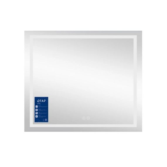 Дзеркало Qtap Mideya (MI1) 800х700 з LED-підсвіткою Touch, з антизапотіванням, з димером QT2078NCF8070W | Зображення 2