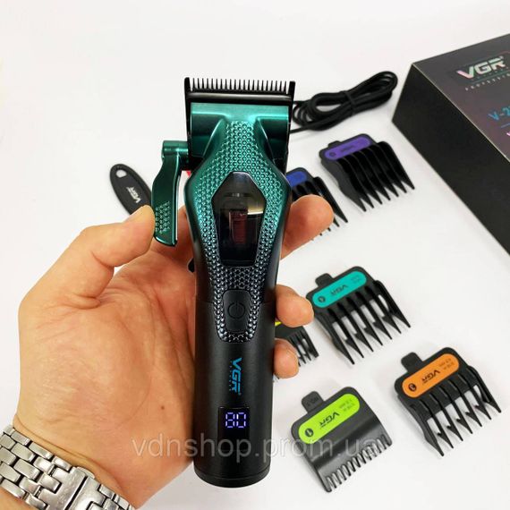 Электрическая машинка для стрижки бытовая VGR, Електромашинка для стрижки, Подстригательная машинка TZ-56 | Зображення 6