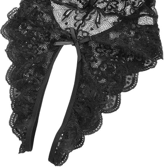 Сексуальне мереживне боді з доступом та v-вирізом, розмір S | Зображення 4