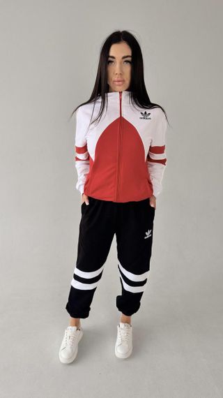 Спортивний костюм унісекс adidas колір червоний | Зображення 2