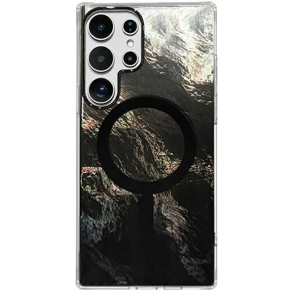 Чохол TPU Shiny Mountain Magnetic Fit для Samsung Galaxy S24 Ultra Black