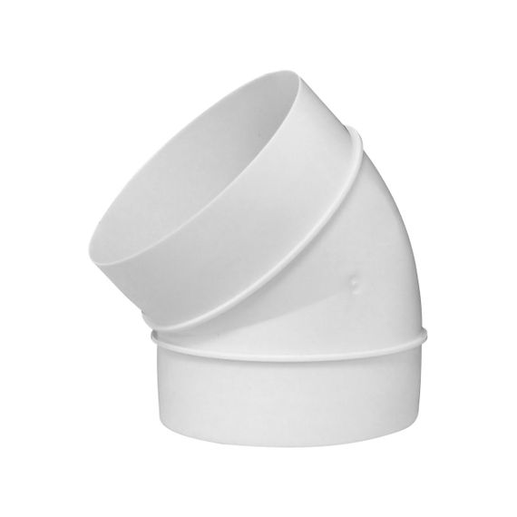 Коліно пластикове Ø100мм 45° AL100-45 Europlast