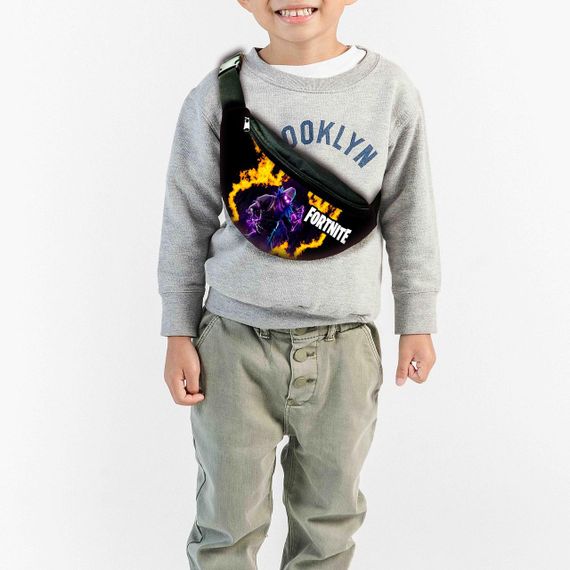 Набор детский Fortnite рюкзак 36х27см сумка-бананка,кружка с принтом для мальчика (01600) | Зображення 2