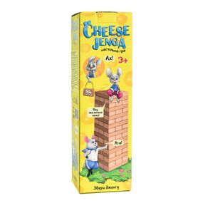 Настольная игра "Cheese Jenga" 30545, 54 бруска