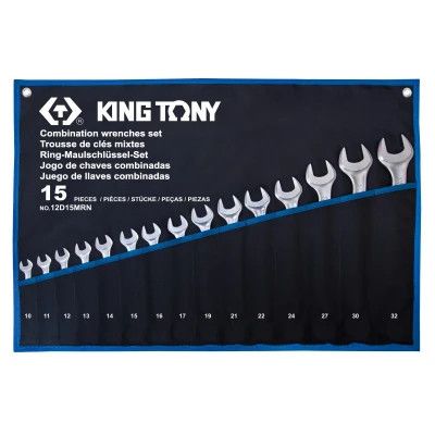 Ключ KING TONY комбинированный 10-32 мм 15 шт. (12D15MRN)