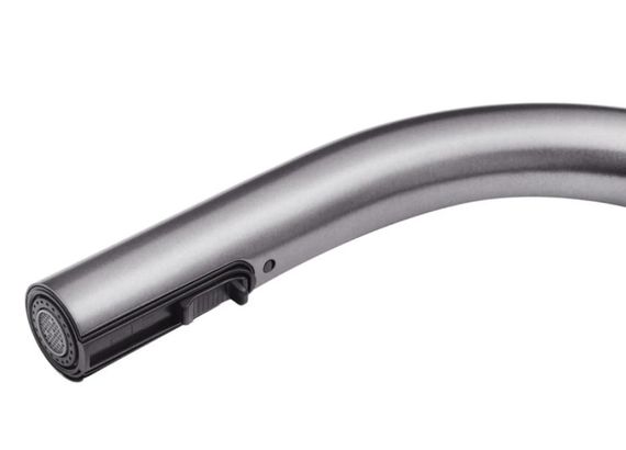 Змішувач для кухні з висувним виливом Kroner KRP Edelstahl Klassisch - PVD03915 (CV032283) | Зображення 4