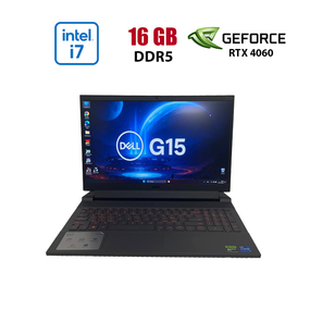 Ігровий ноутбук Б-клас Dell G15 5530 / 15.6" (1920x1080) IPS / Intel Core i7-13650HX (14 (20) ядер по 3.6 - 4.9 GHz) / 16 GB DDR5 / 512 GB SSD / nVidia GeForce RTX 4060, 8 GB GDDR6, 128-bit / WebCam б/в