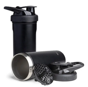 Шейкер спортивний SmartShake металевий Insulated Steel 750 мл Black (11152001)