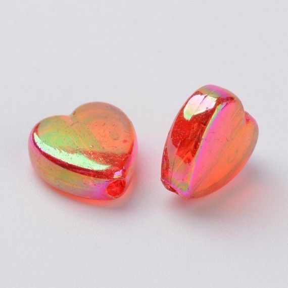 Декоративні намистинки для творчості Сердечка Будинок Бусин УТ100029498 в упаковці 130 шт | Зображення 2