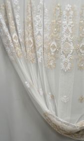 Тюль грек-сетка PF1690 кремовый