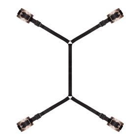 Фіксатор рук і ніг для ліжка Rosy Gold - Under-Mattress Restraint Set Sex Aura