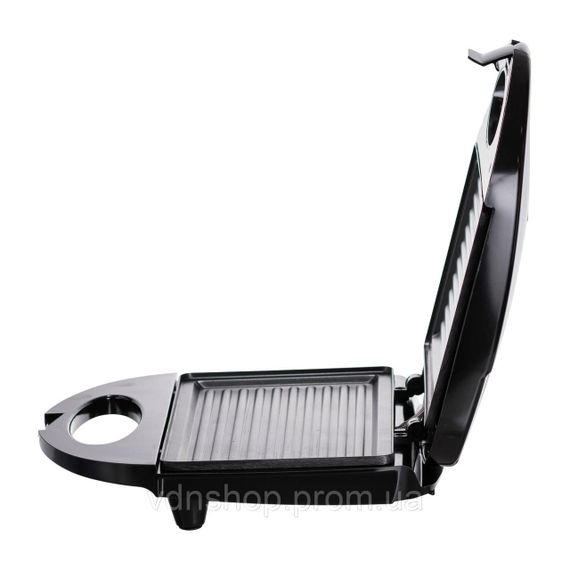 Электрогриль с антипригарным покрытием, термостатом и защитой от перегрева 750 Вт Sokany SK-116 | Зображення 2