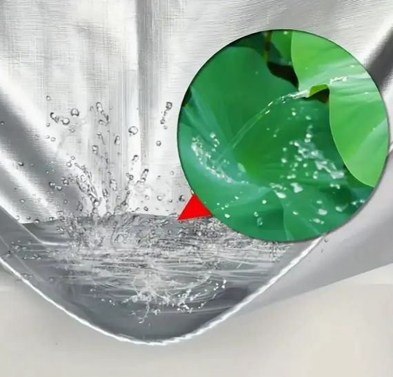 Тент тарпауліновий Shadow з металевими люверсами 200 г/м² 5 х 8 м сірий (TTSH00011) | Зображення 2