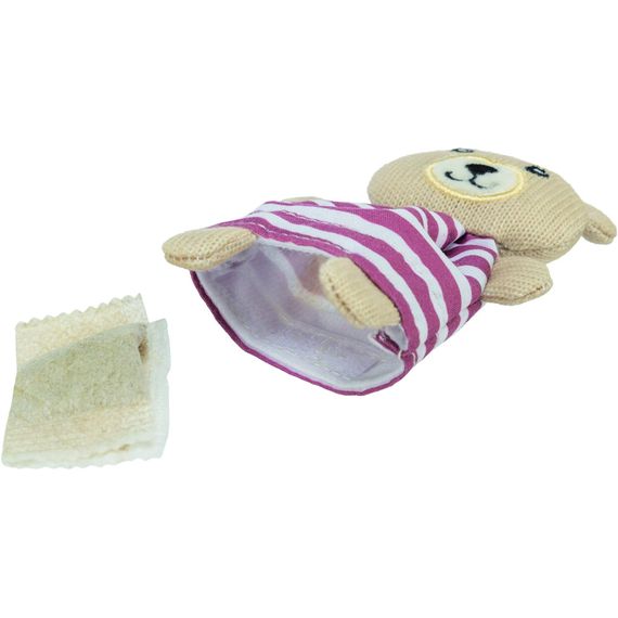 Іграшка Trixie для котів Ведмідь тканина з котячою м ятою 12 см | Зображення 5