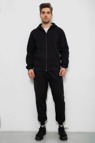 Спортивный костюм мужской на флисе. -уценка, цвет черный, 238R165-U-3