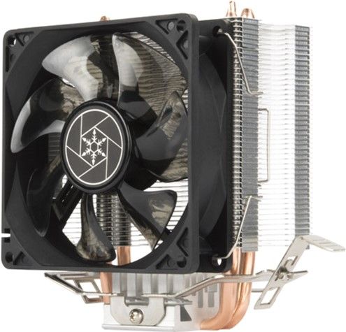 Процессорный кулер SilverStone KRYTON KR03, LGA775,115x, 1366, 1200, FM1(2),AM3(+),AM2(+),AM4,92мм Blue LED,TDP 65W (SST-KR03) | Зображення 1