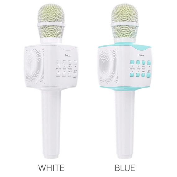 Портативная колонка HOCO BK5 Cantando karaoke microphone Blue | Зображення 2