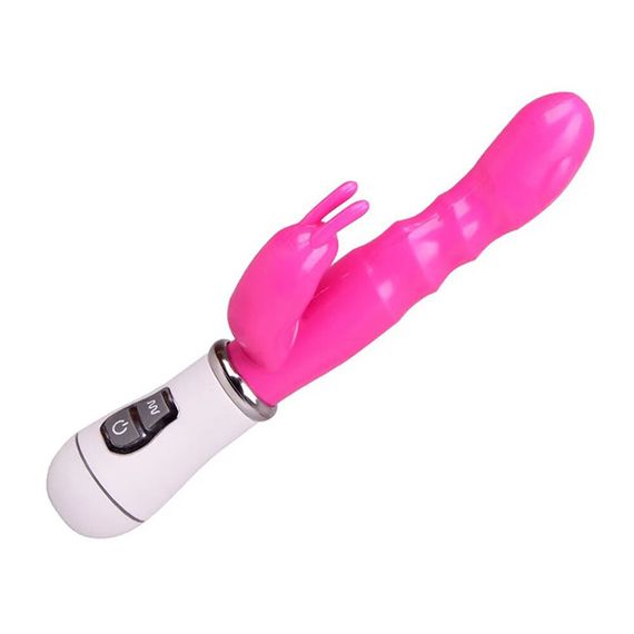 Вибратор Bunny 12 режимов - Розовый – Вибраторы