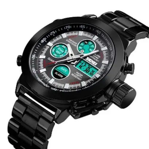Наручний годинник skmei електронний SKMEI 1515BK BLACK, Оригінальний чоловічий годинник, Годинник MU-577 для чоловіка | Зображення 3