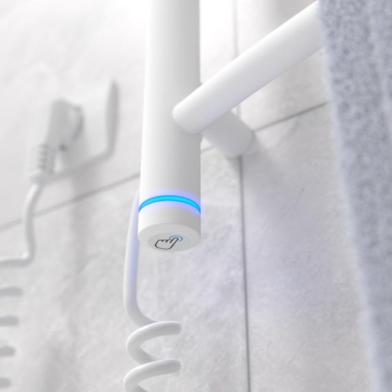 Электрическая полотенцесушилка Laris Зебра Классик ЧФ8 500 х 800 Е (подкл. слева) S3 | Зображення 4