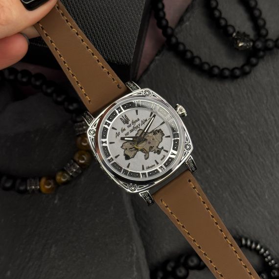 Жіночий годинник Awarder 021 Де би не була Silver-Silver-Brown | Зображення 5