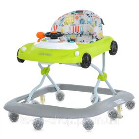 Детские Ходунки Car way ME 1216 Green-Gray, музыка, свет