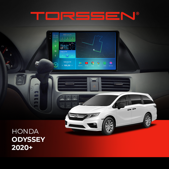 Штатна магнітола 2K Torssen Honda Odyssey 2020+ F10464 4G Carplay DSP