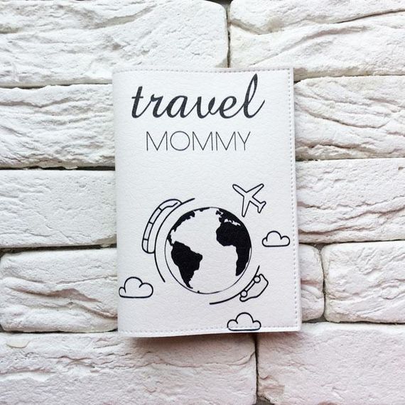 Обкладинка на паспорт Travel mommy | Зображення 1