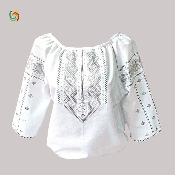 Рубашка Украинская вышиванка 1892 цвет белый размер XL