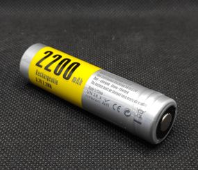 Аккумулятор Soshine 18650 3,7V 2200mAh с защитой и зарядкой от microUSB ( 1шт. )