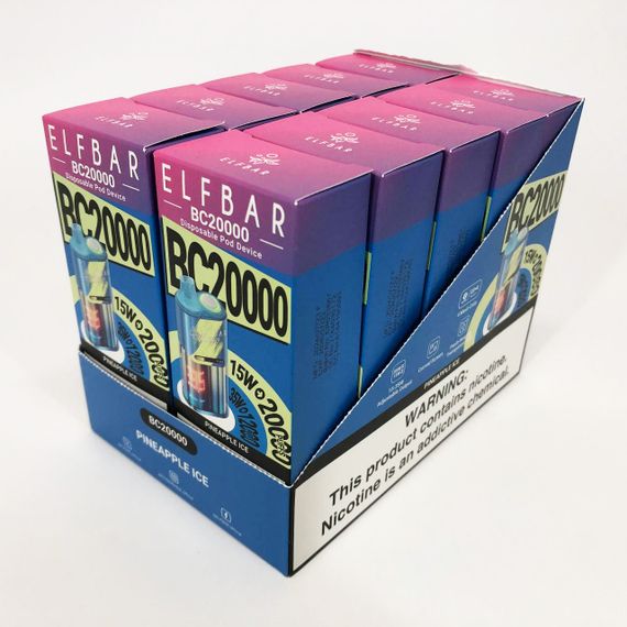 Elf Bar BC20000 смак Ананас лід (Pineapple Ice) | Зображення 4