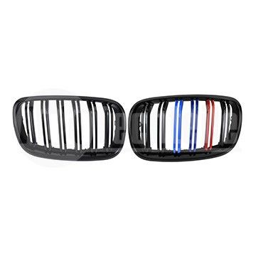Решетки радиатора компл. BMW X5 E70 06-13 / X6 E71 07-14 (глянц. чёрн. M-стиль, двойная), AutoTechteile, 708 5180,
