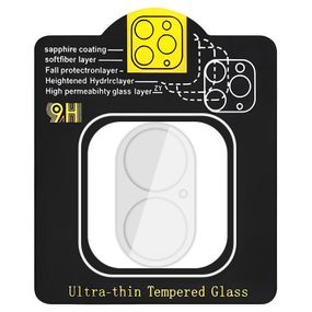 Захисне скло на камеру Full Block (тех.пак) для Apple iPhone 16 (6.1") / 16 Plus (6.7") Прозорий
