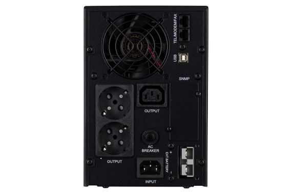Джерело безперебійного живлення 2E  PS1000L, 1000VA/800W, на зовнішні АКБ 2*12В, 2xSchuko+1xC13 (2E-PS1000L) | Зображення 3