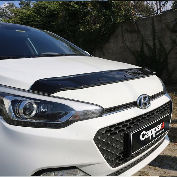 Дефлектор капота (EuroCap) для Hyundai I-20 2014-2020 гг