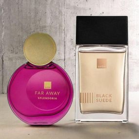 Набор парфюма Avon Black Suede 100 мл + Avon Far Away Splendoria 50 мл (для Него и для Нее)