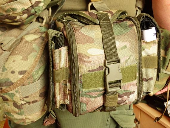 Аптечка тактична швидкого знімання військова мультикам на MOLLE GEN 2 | Зображення 6