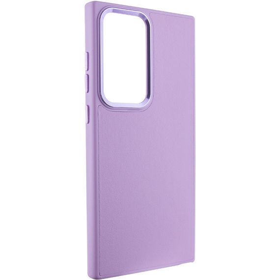 Шкіряний чохол Bonbon Leather Metal Style для Samsung Galaxy S23 Ultra Бузковий / Dasheen | Зображення 1