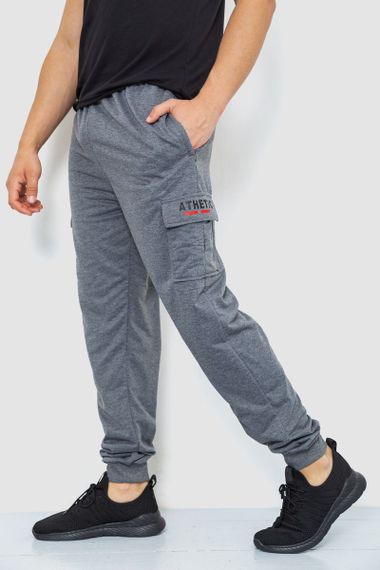 Спорт чоловічі штани, колір сірий, 244R41206 | Зображення 2