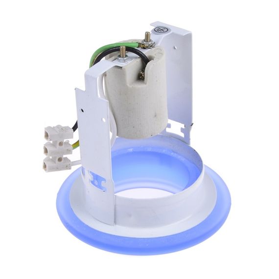 Светильник точечный декоративный HDL-G05 blue (Е14) | Зображення 1