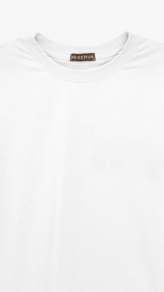 Футболка з принтом чоловіча GENUA G01222-0028 L Білий shop (2000999392238) | Зображення 1