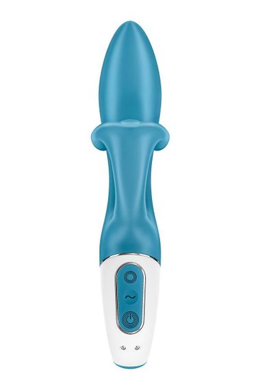 Вібратор-кролик із потрійним відростком Satisfyer Embrace me Turquoise, 2 мотори, діаметр 3,6 см Sex Aura | Зображення 4