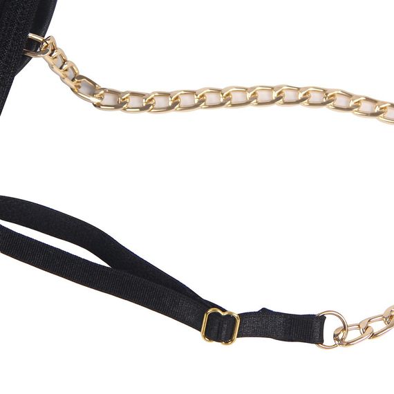 Боди полупрозрачное Star Night с доступом, черное, XS-S sexstyle | Зображення 7