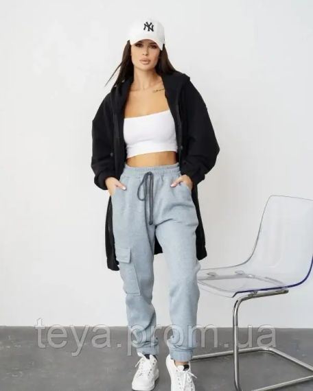 Спортивні штани колір світло-сірий розміри M, XXL, L, S, XL, 3XL FI_005718 | Зображення 3