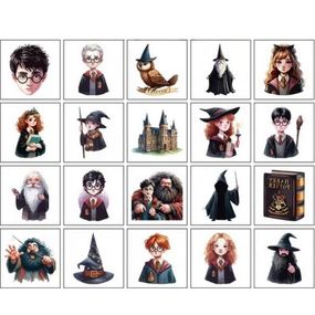 Дитячі тимчасові тату "Гаррі Поттер та інші" Potter-mini-tattoo-20, 5х5 см