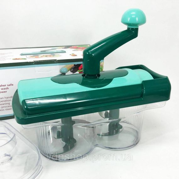 Овощерезка с насадкой для измельчения, Кухонні подрібнювачі овочів, Шинківка з контейнером MS-32 | Зображення 2