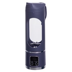 Портативний блендер для смузі на акумуляторі 450 мл блендер пляшка 25 Вт USB Сірий HP-11-10G