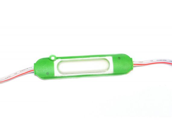 Светодиодный модуль 12V 2W COB IP65 GREEN IP65 (BY-01/6)